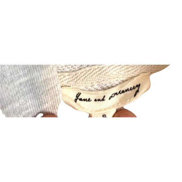 Jane + Delancey Light Gray Oversized Sleeveless 90's Style Hoodie Sweatshirt-Sma - Picture 6 of 13